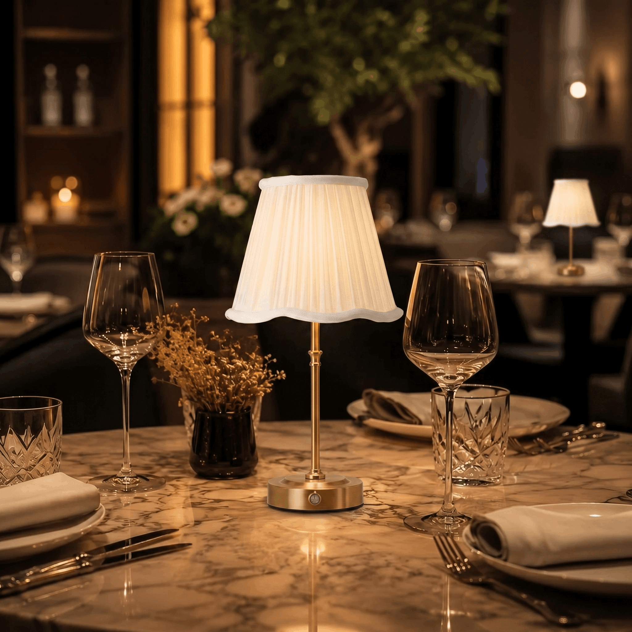 Calwyn Brass Table Lamp