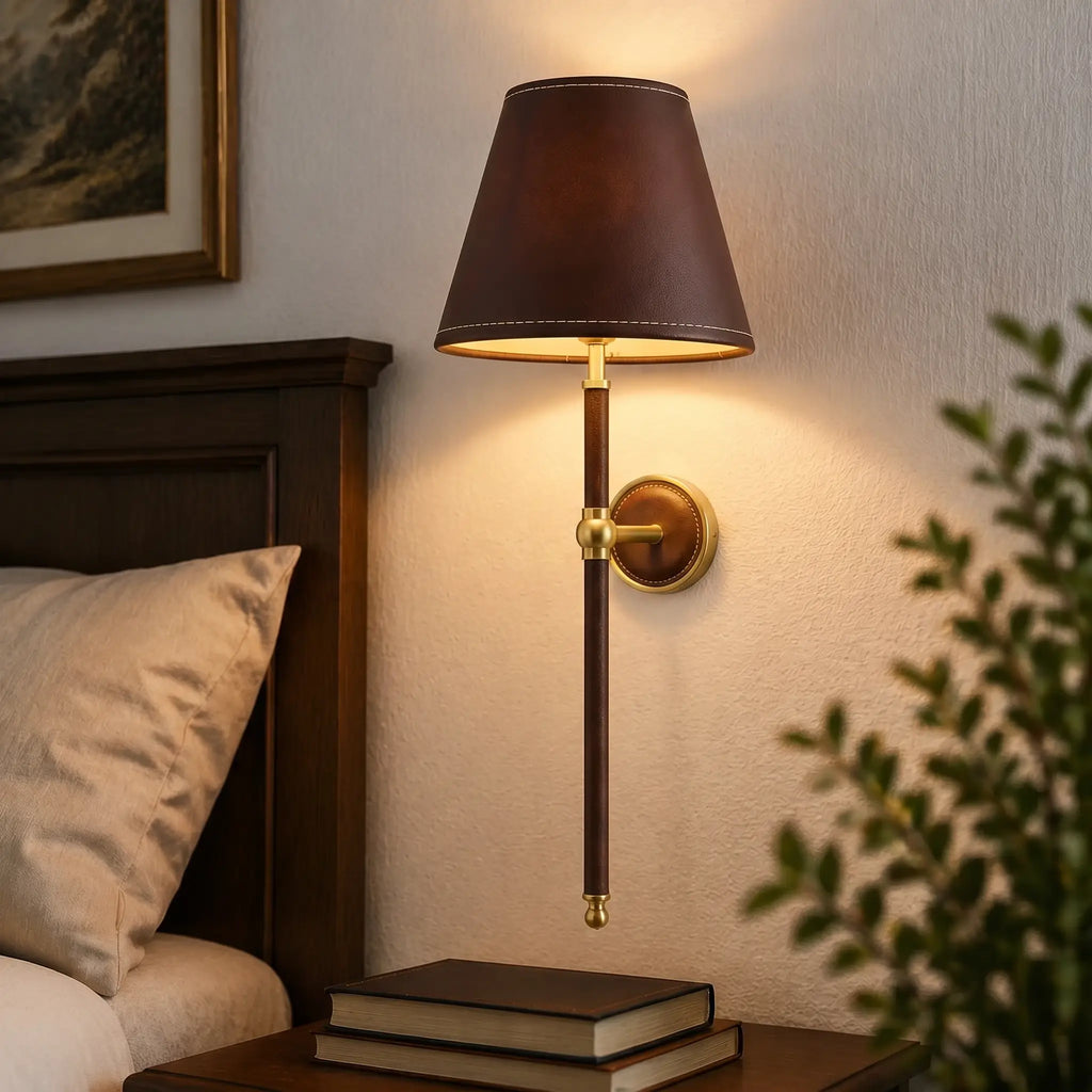 Calwyn Leather Sconce