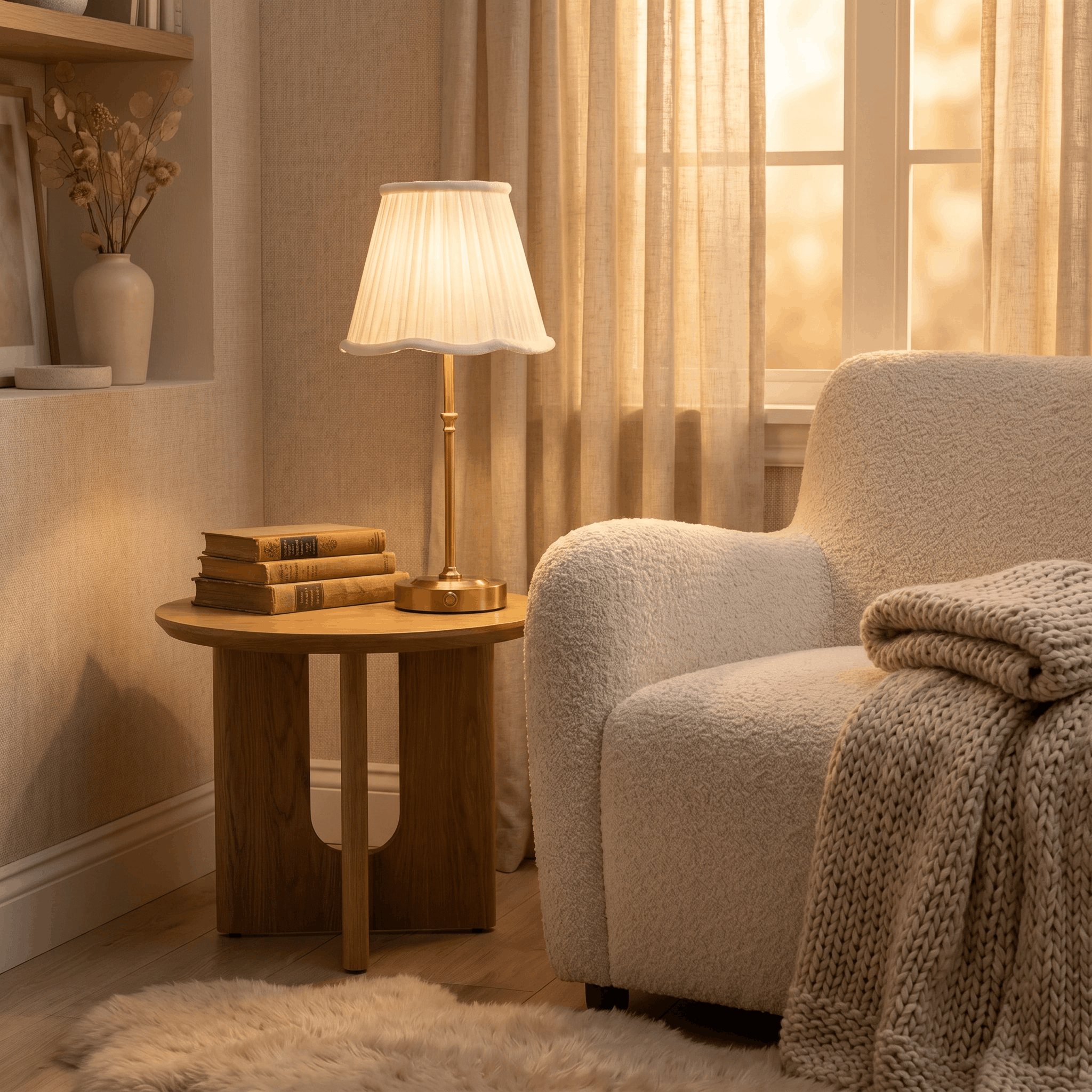 Calwyn Brass Table Lamp